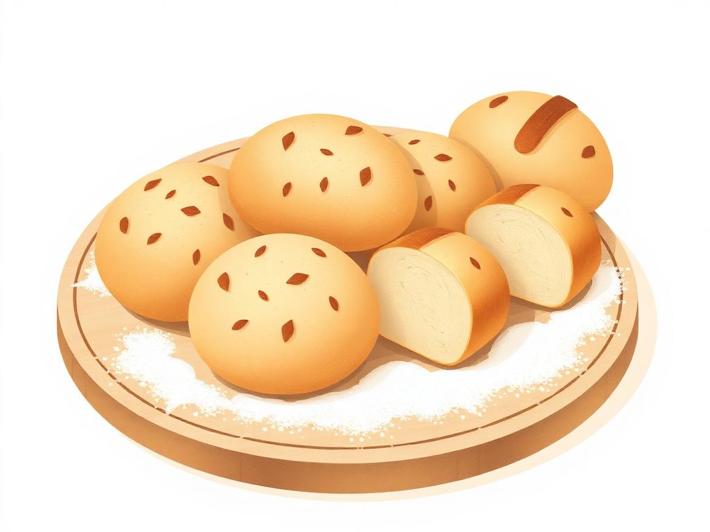 Kleine Brotlaibe